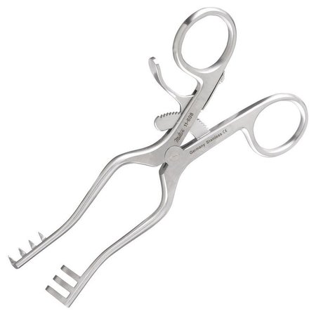 Vantage Weitlaner Retractor, 5.5in, with 3x4 Sharp Teeth -  MILTEX INTEGRA, V911-608